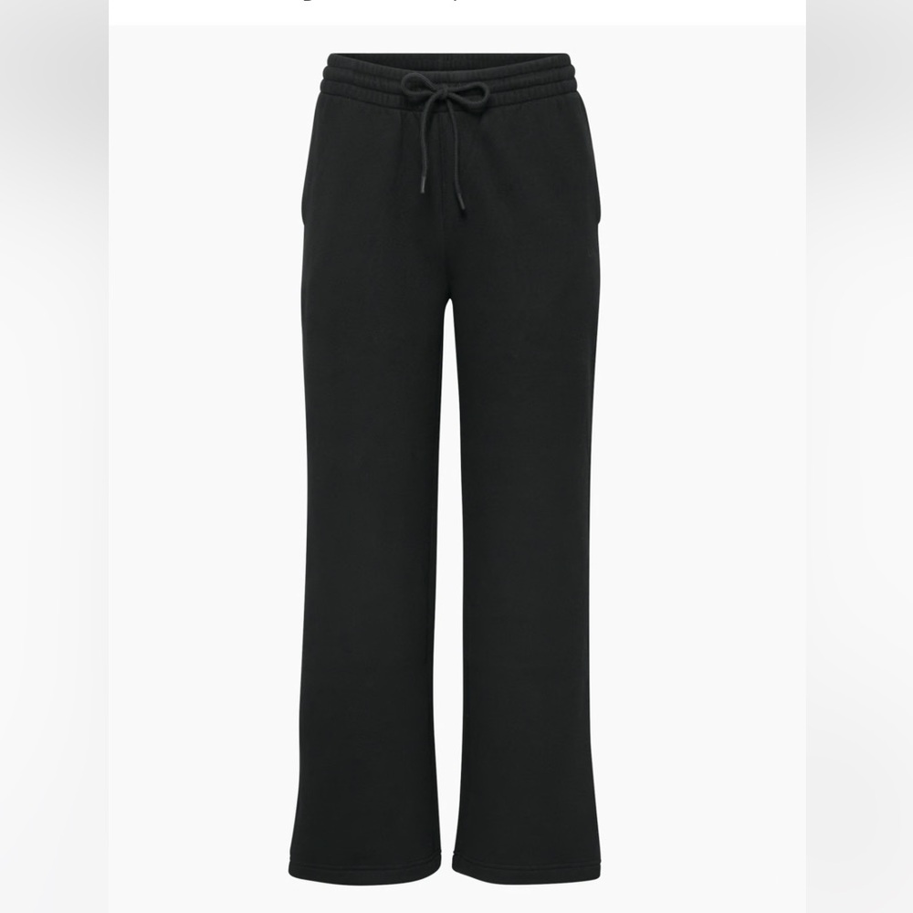 Aritzia cozy sweat fleece pants in black